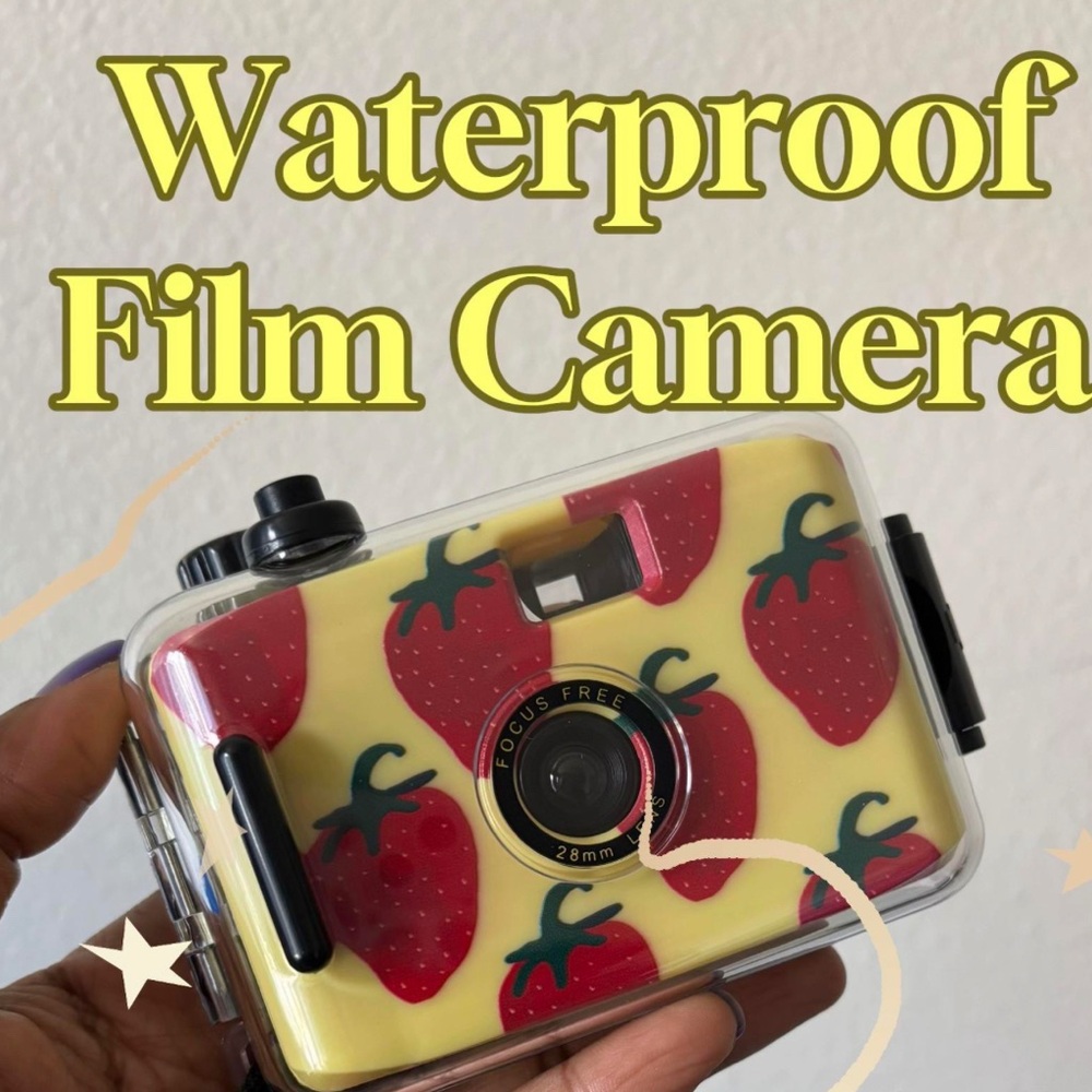 Strawberry Design Waterproof Film Camera